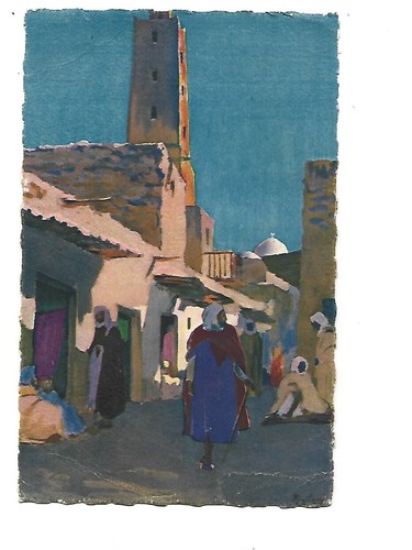 Algerie une rue tolga - algerie,