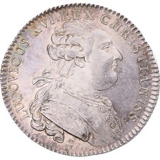[#344626] Frankrijk, Token, Louis XVI, Monnayeur de Rouen, 1787, PR, Zilver