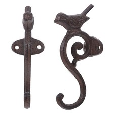  2 Pcs Crochet Mural En Fonte