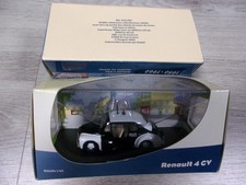 Miniature, petit voiture, Renault 4CV police, 1/43e en métal