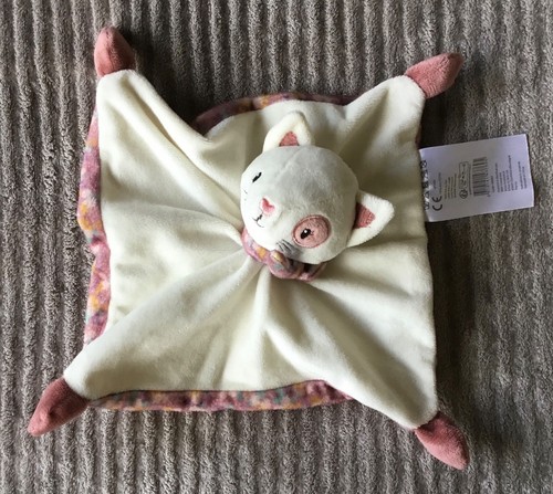 Doudou chat blanc - chat,