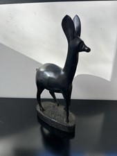 ART AFRICAIN STATUE ÉBÈNE? IMPALA? AFRIQUE SCULPTURE BOIS ANNÉES 40-50?