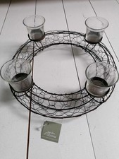 JARDIN D'ULYSSE - BOUGEOIR - PHOTOPHORE - GRILLAGE - NEUF