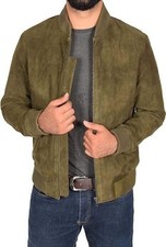 Blouson bomber homme en cuir