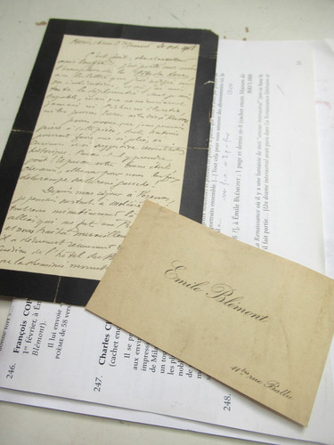 Emile blemont autographe - blemont,