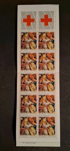 Carnet timbres croix rouge - timbres,