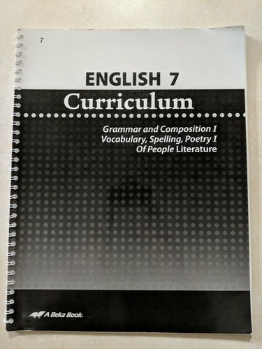 English curriculum booklet a - english,