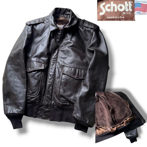 Schott leather flight - leather,