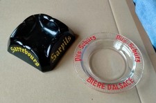 2 cendriers biére Sarrebourg