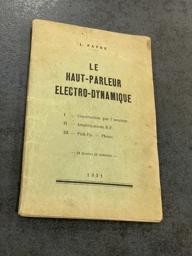 Livre notice ancien haut - notice,