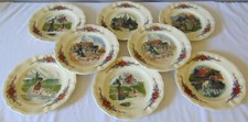 8 ASSIETTES A DESSERT FAIENCE