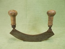 Ancien Hachoir Berceuse - " GOLDENBERG  ?" - Lame Acier - Poignées Bois