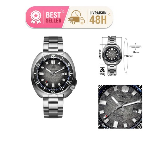 Montre plongée homme 200m - de,