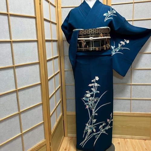 7107 kimono japonais vintage - kimono,