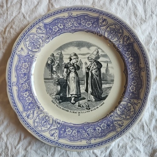 Assiette parlante opaque - parlante,