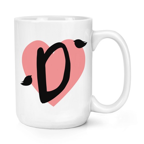 Lettre coeur alphabet tasse - lettre,