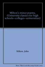 Milton's minor poems