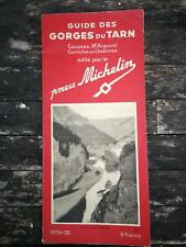 Guide MICHELIN des Gorges du Tarn - Cévennes 1934 - 1935