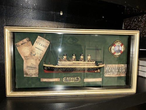 Maquette encadrée titanic - maquette,