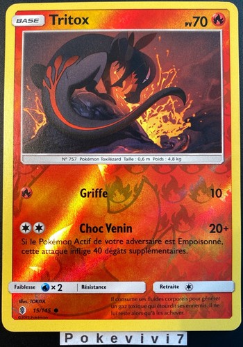 Carte pokemon tritox - carte,