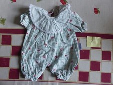 vêtement poupon poupée COROLLE Barboteuse 30 cm calin rieur 1997