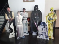 Lot de 6 PLV en carton - Silhouettes STAR WARS Real Size Standee Taille réelle