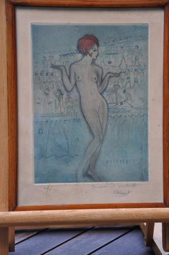 Estampe couleur edouard - estampe, en