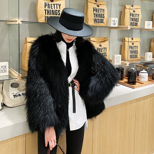Manteau court fourrure - manteau,
