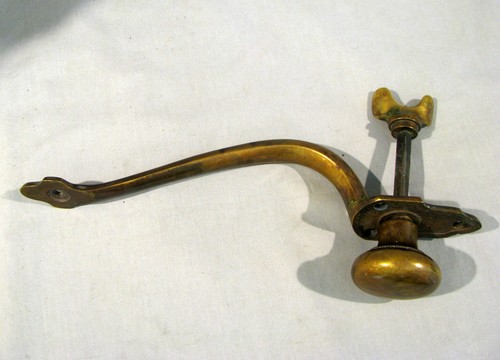 Antique brass curved door - antique,