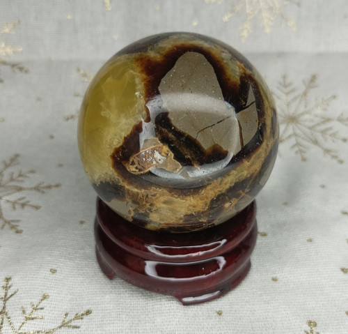 Septaria sphère pierre - sphère,