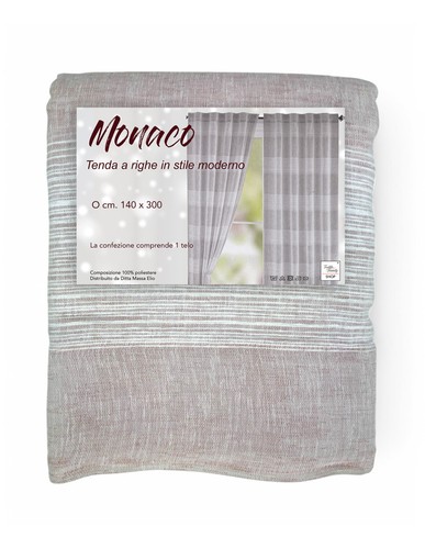 Rideau rose monaco - -, panneau