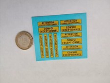 decalcomanie convoi exceptionnel 1/43