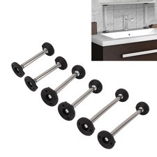 2Pcs Cabinet Adjustable Support Rod Stainless Steel Bathroom Cabinet Hanging