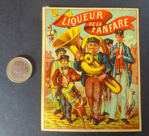 Ancienne rare étiquette - ancienne, et