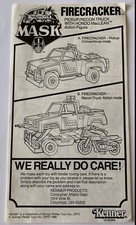M.A.S.K. - Notice MASK Firecracker (originale) - Kenner