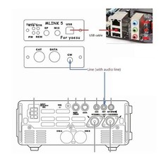 Pour yaesu connecteur radio - pour,