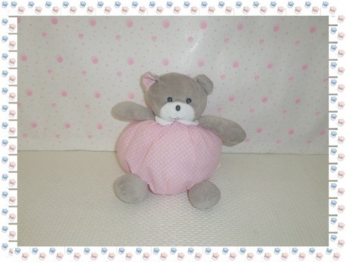 Doudou peluche ours boule - -,