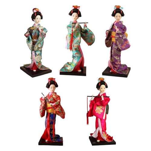 Poupée japonaise geisha - geisha, en