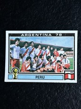 STICKER PANINI ARGENTINA 78 - PERU - 296 - TRÈS BON ÉTAT -