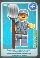 Crée Ton Monde Carte Lego 2018 Auchan N°5 Nettoyeur