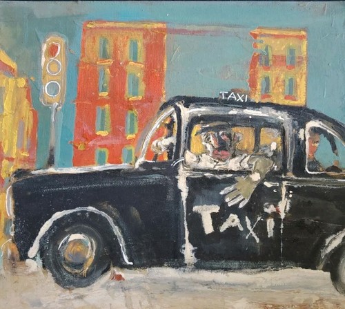 Belle gouache taxi - belle,