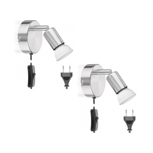 Lampe lecture applique - 2x, de