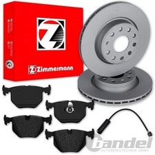 ZIMMERMANN Disques 328mm + Revêtements Arrière Convient pour BMW 8er E31 850 Csi