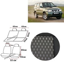 Ensemble complet pour Nissan Terrano MK1 MK2 housses de siège auto housse de ...