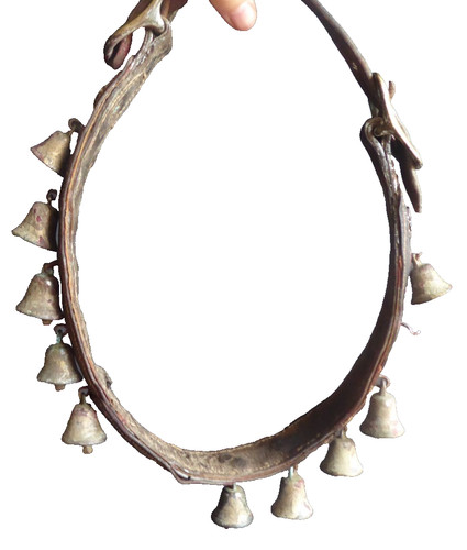Ancien collier grelots - ancien,