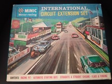 MINIC MOTOR RACING SLOT CAR  COFFRET RARE CIRCUIT EXTENSION SET AN 60/70