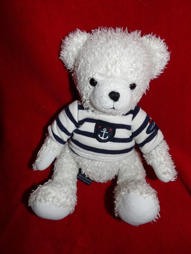 Doudou peluche ours blanc - doudou, pull