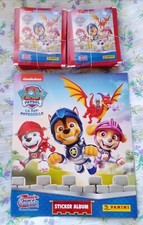 PAT PATROUILLE PAW PATROL MISSION CHEVALIERS Lot Album vide+ 50 pochettes Panini