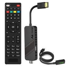 Décodeur DVB-T2 TNT Full HD 1080P, TV Decodeur Caché derrière la TV, Chaînes ...