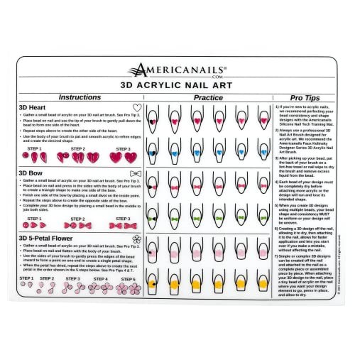 Americanails acrylic nail - americanails, 3d